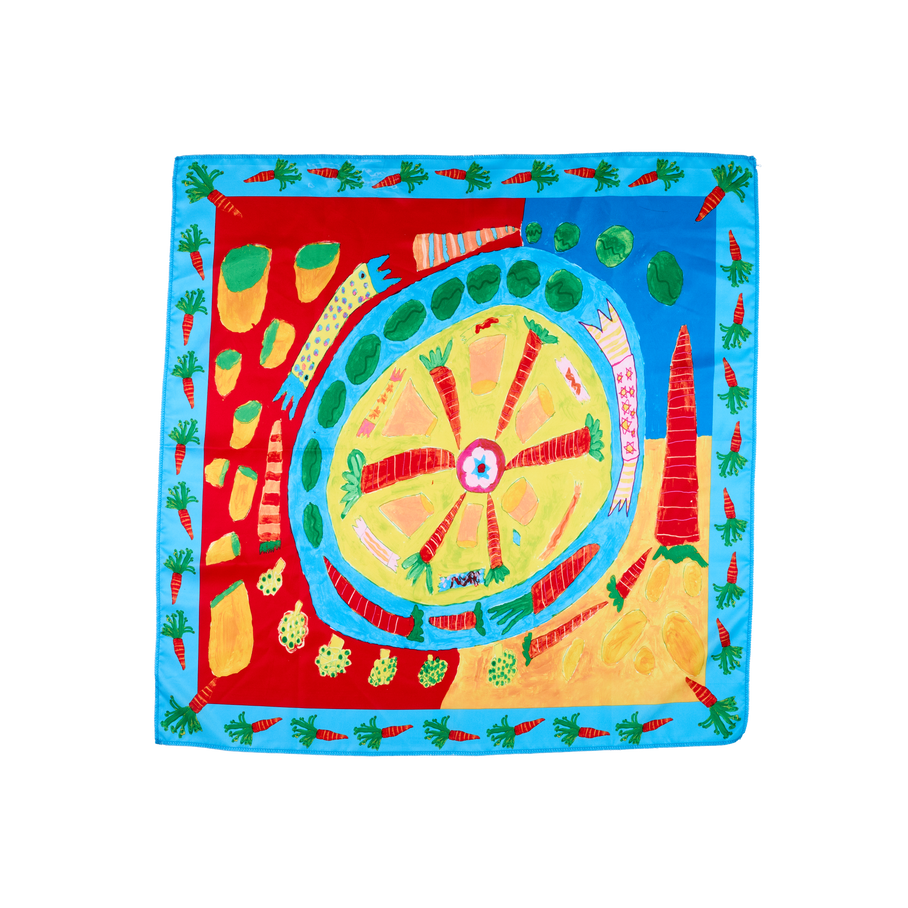 Veggie Christmas Dinner - 70cm x 70cm