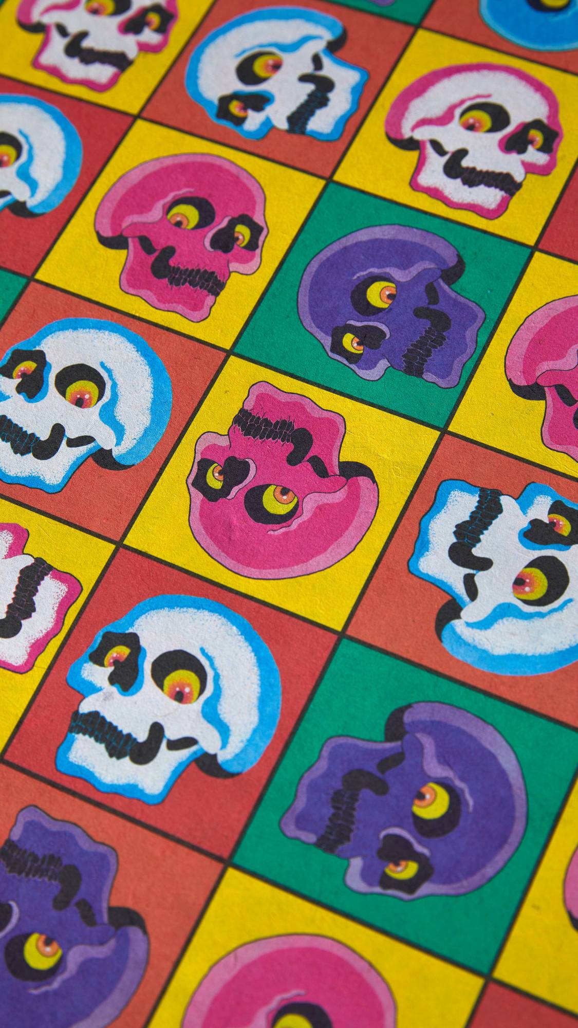 Skullywood - 35cm x 35cm