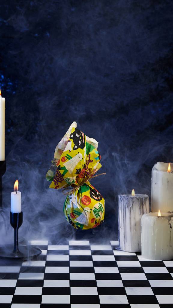 Do The Monster Mash Lokta Wrap - 35cm x 35cm
