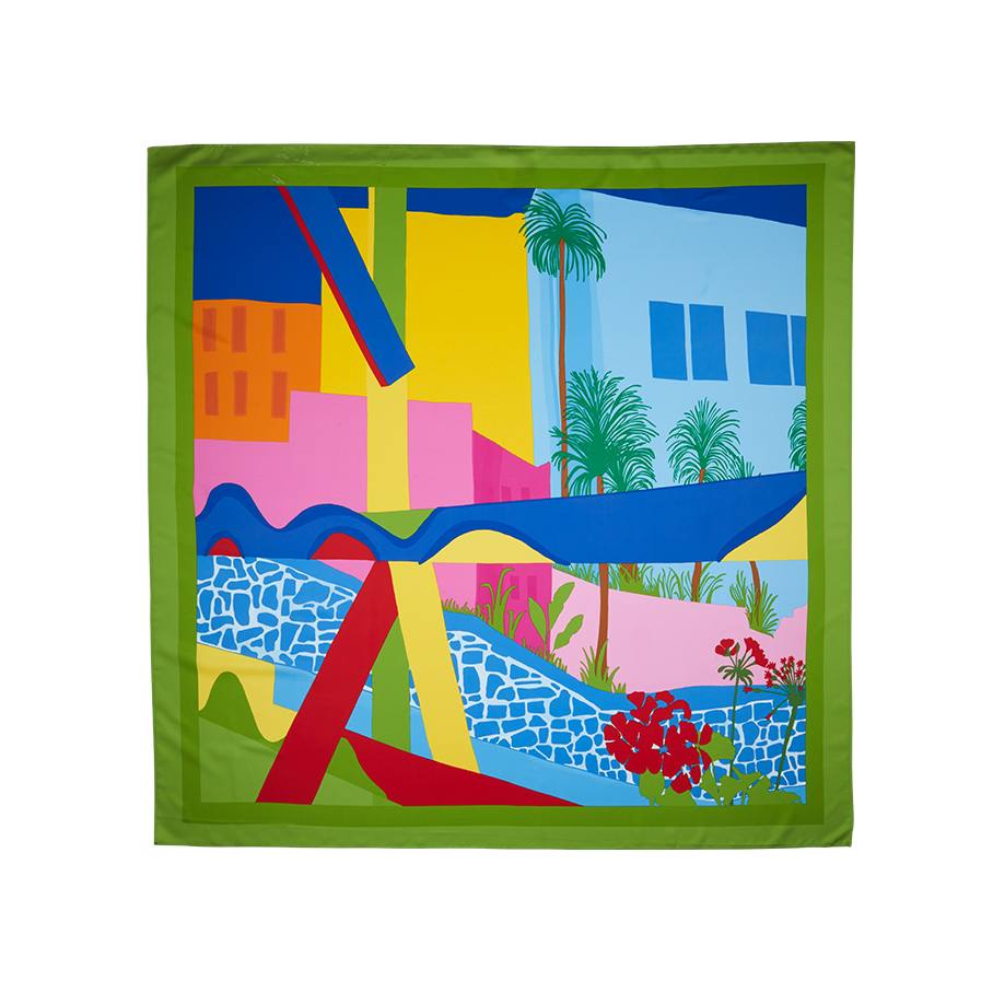 Summer Daydreams Knot Wrap - 100cm x 100cm
